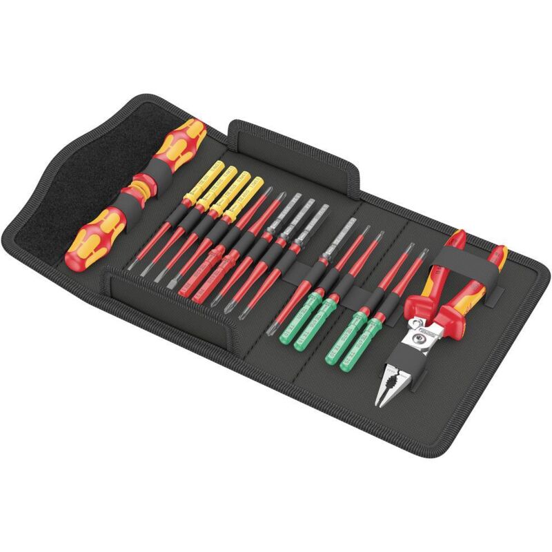 foto del prodotto kraftform kompakt vde 17 extra slim 1 elettricisti kit di punte intercambiabili per giraviti wera