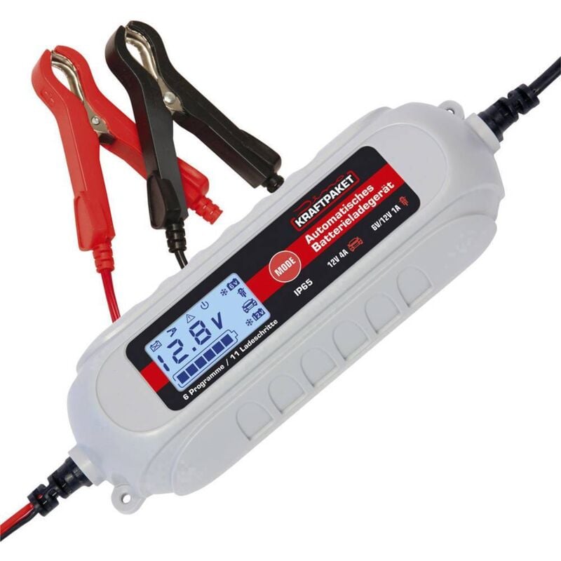foto del prodotto kraftpaket 136311 caricatore automatico 12 v, 6 v 0.8 a 3.8 a dino