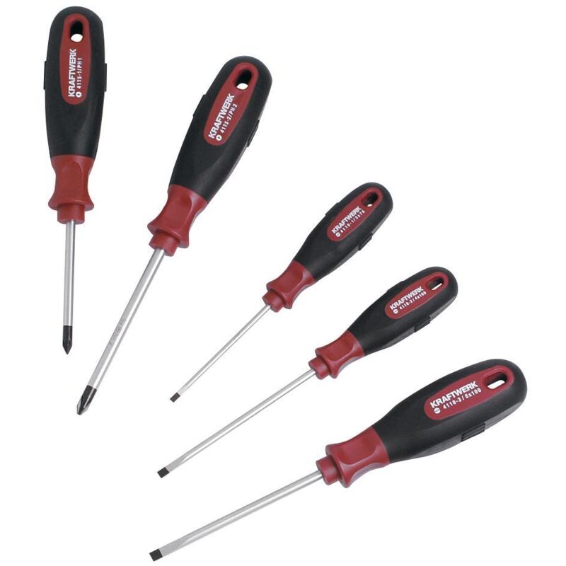 foto del prodotto kraftwerk 4162 5 pzs. set cacciavite ergokraft ph