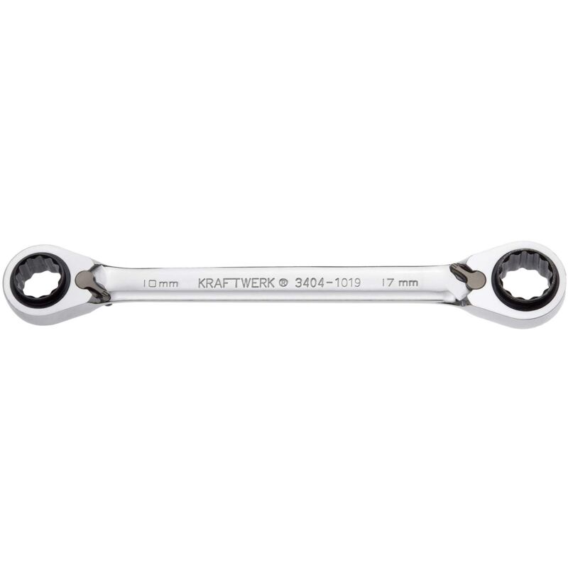 foto del prodotto kraftwerk chiave a cricchetto a dentatura fine 4 in 1 10 x 13 mm 17 x 19 mm, 3404 1019