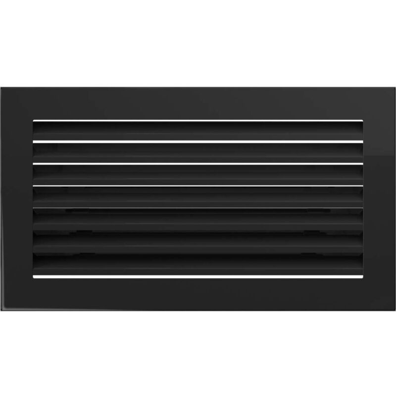 foto del prodotto kratki griglia di ventilazione griglia camino fresh 17cm x 17cm nero
