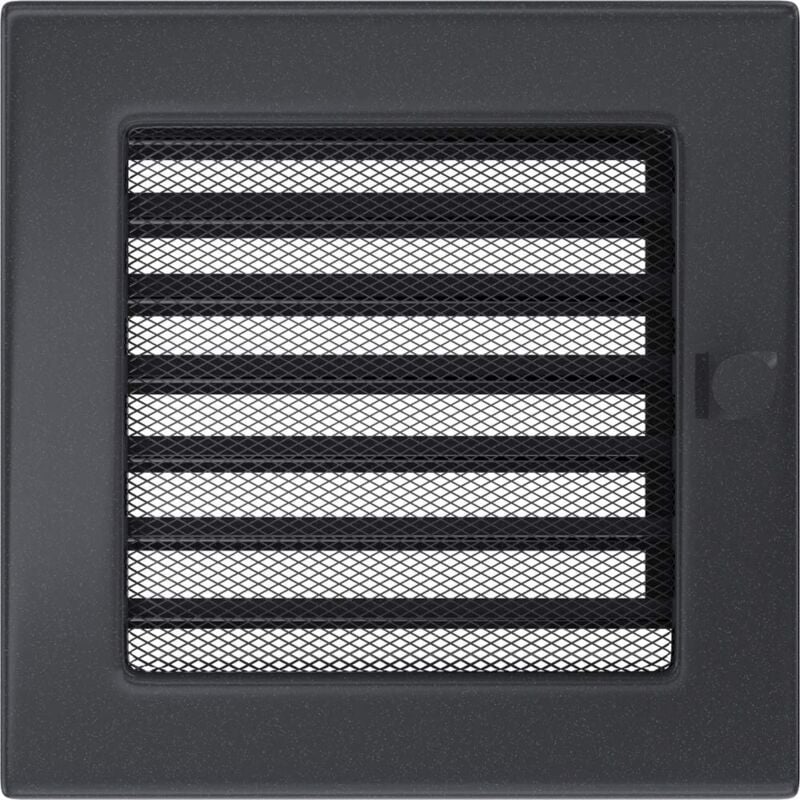 foto del prodotto kratki griglia di ventilazione griglia per camino 17 cm x 17 cm grafite con oscuranti