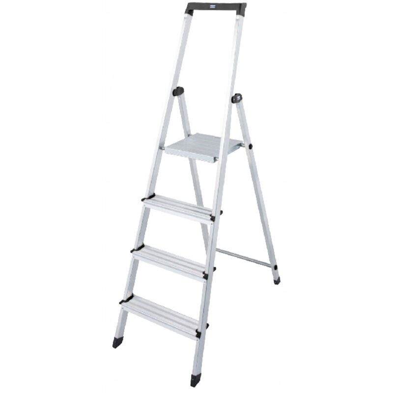 foto del prodotto krause - scala a libro a gradini con piattaforma di sicurezza