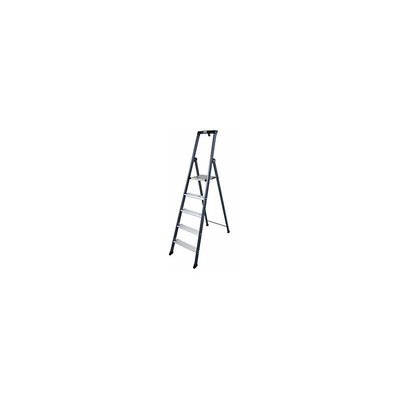 foto del prodotto krause scala a libro in alluminio anodizzato 5 gradini