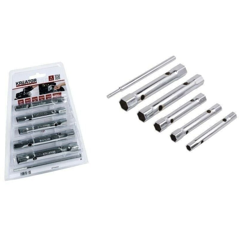 foto del prodotto kreator 6 pezzi assortimento chiavia tubo con asta