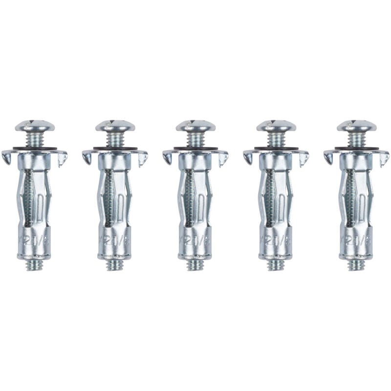 foto del prodotto kreator pacco di 5 tasselli in metallo ad espansione m4 x 21mm