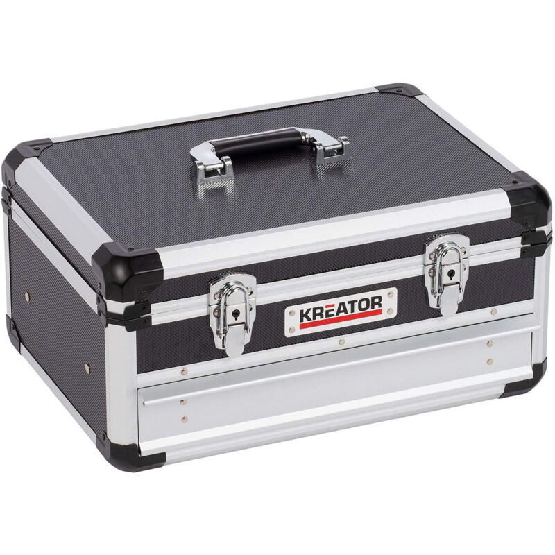 foto del prodotto kreator valigetta valigia porta attrezzi utensili 430x205x300mm c cassetto