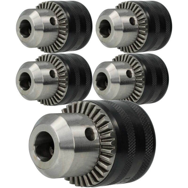 foto del prodotto kress 5x mandrino a cremagliera 1,5 13mm 13mm 1 2 x 20 compatibile con universale fein, dewalt, einhell trapano
