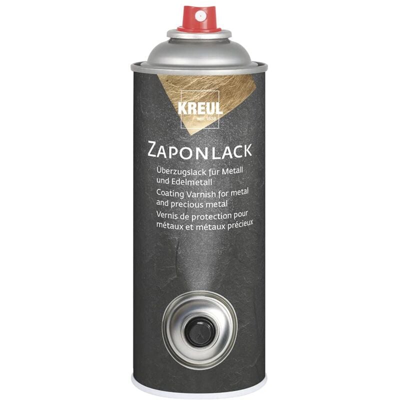 foto del prodotto kreul 840400 - zapon varnish spray 400 ml vernice protettiva trasparente per superfici metalliche lucide anti-appannamento, anti-discolorazione e
