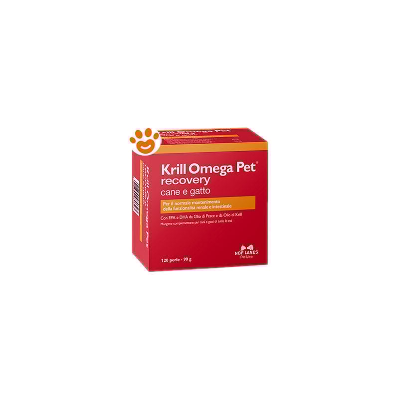 foto del prodotto krill omega pet recovery cane e gatto 120 perle