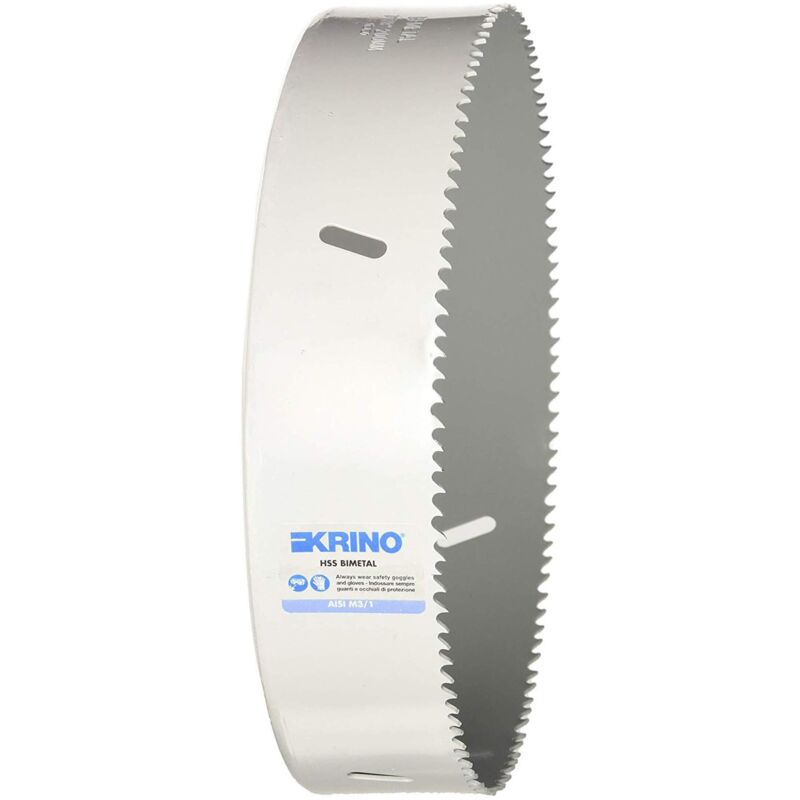 foto del prodotto krino 2106016800 seghe a tazza bimetalliche hss a dentatura variabile, grigio, 168 mm