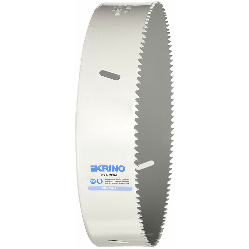 foto del prodotto krino 2106021000 seghe a tazza bimetalliche hss a dentatura variabile, grigio, 210 mm