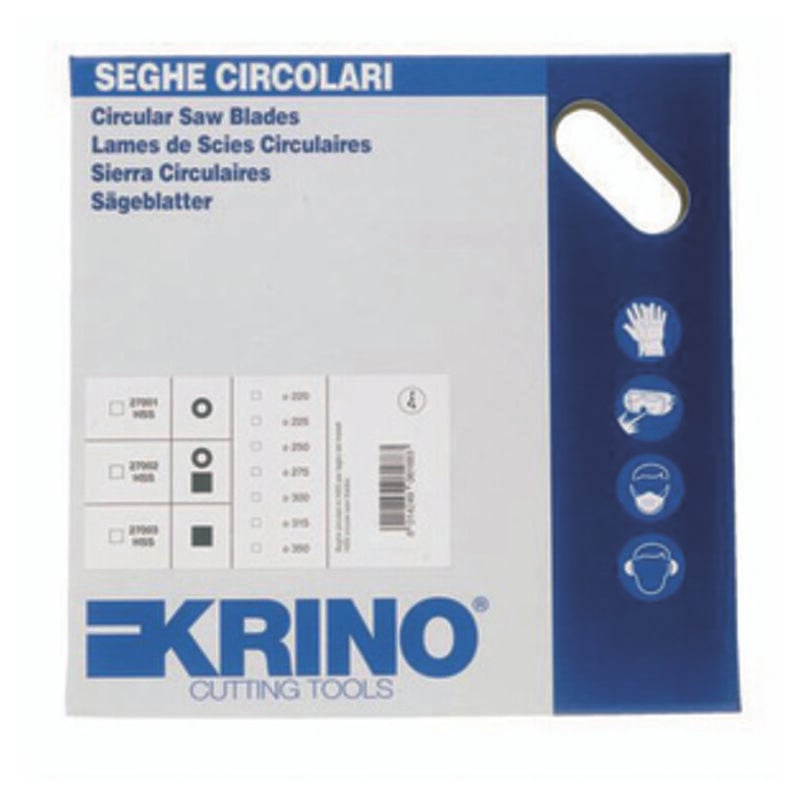 foto del prodotto krino cutting tools disco da taglio in acciaio hss mm. 225