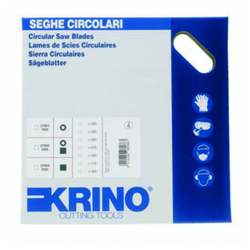 foto del prodotto krino cutting tools disco da taglio in acciaio hss mm. 250