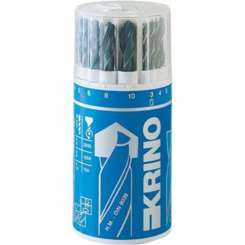 foto del prodotto krino punte trapano hss widia legno selettor 09005 cf pz 18 1 confezione