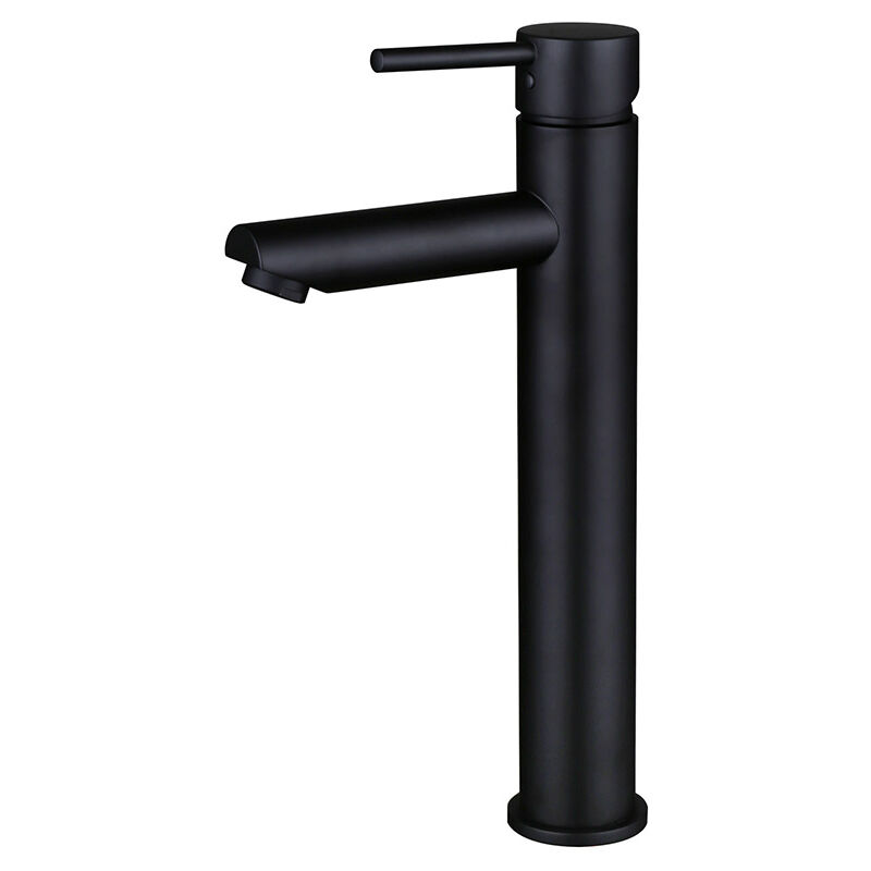 foto del prodotto kroos miscelatore lavabo alto in ottone nero corbeau