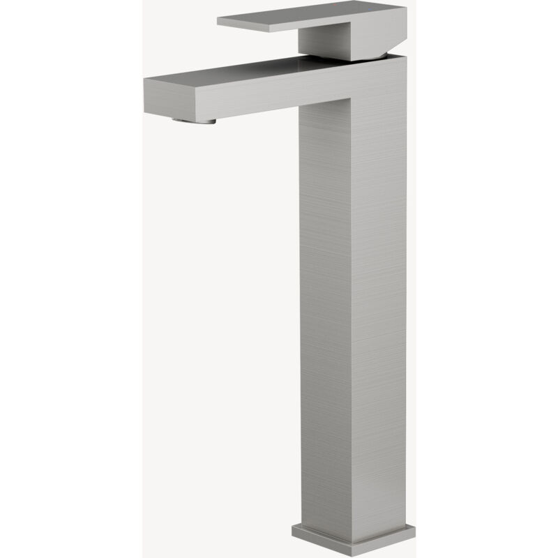 foto del prodotto kroos miscelatore per lavabo alto nichel spazzolato sirius