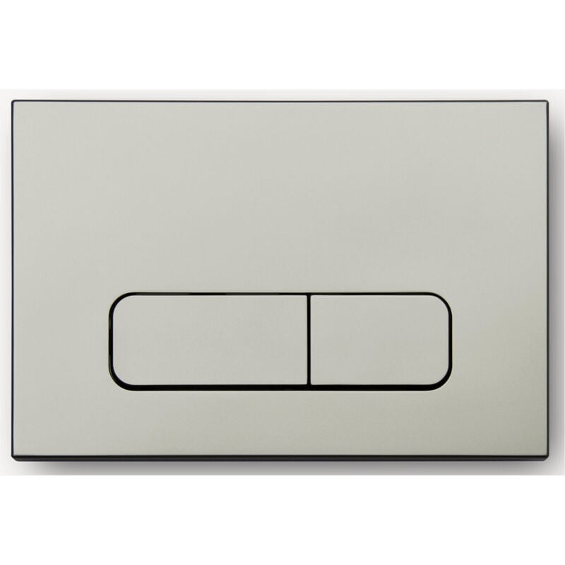 foto del prodotto kroos piastra di attivazione rettangolare compatibile con il telaio di supporto geberit acciaio inox