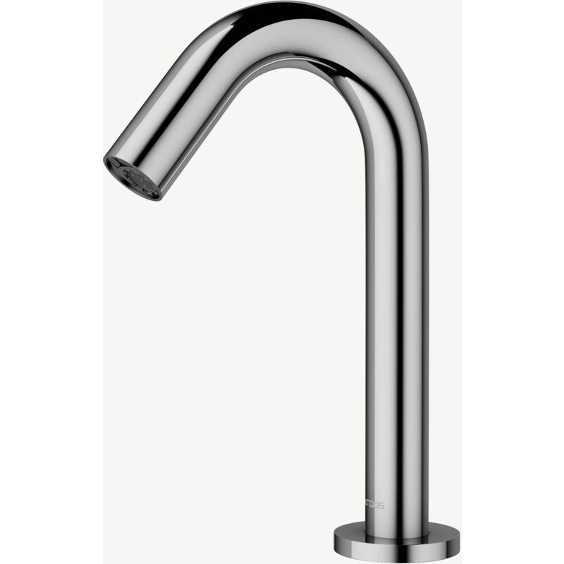 foto del prodotto kroos rubinetto automatico per lavabo da appoggio, acqua fredda cromo pula
