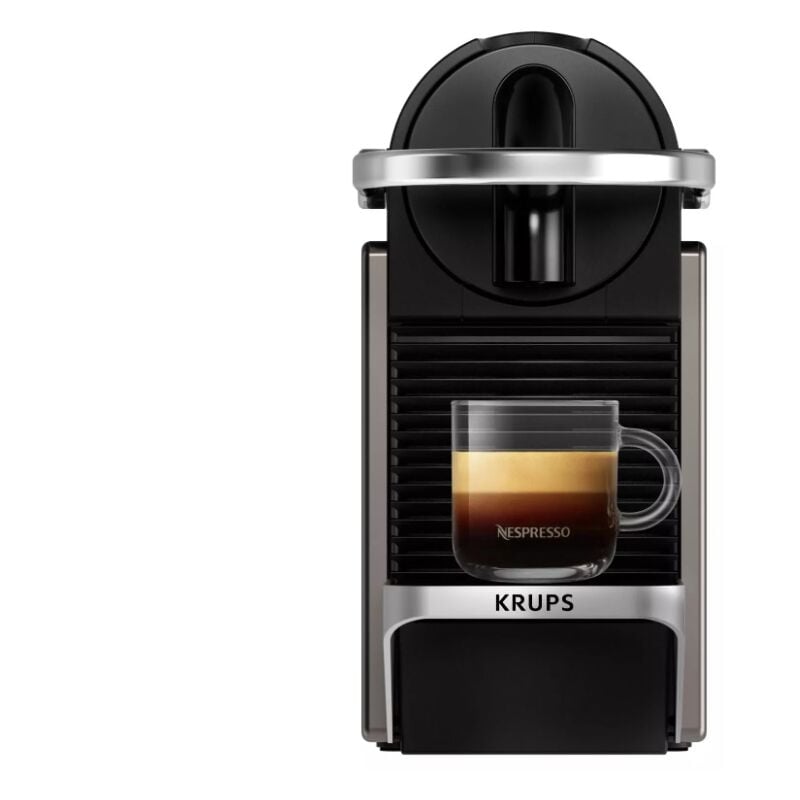 foto del prodotto krups caffettiera nespresso con capsule in titanio 19bar yy5290fd