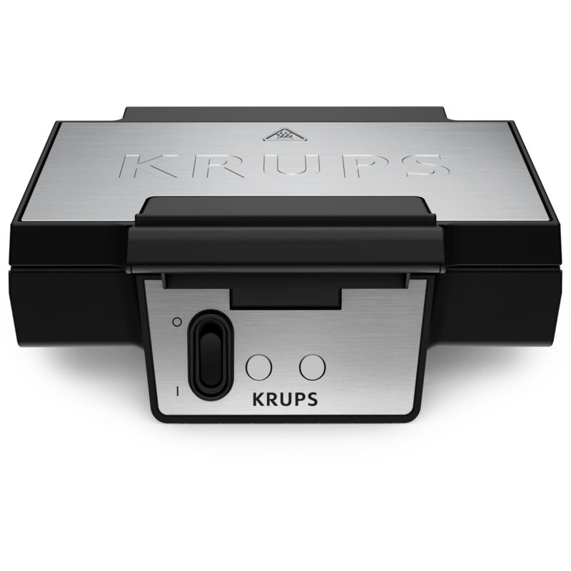 foto del prodotto krups fdk453 sandwich maker 930 w nero, acciaio inox