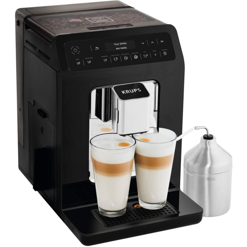 foto del prodotto krups macchina da caff completamente automatica ea8918 evidence display oled tecnologia barista quattro force 12 caff 3 varianti di t cappuccino