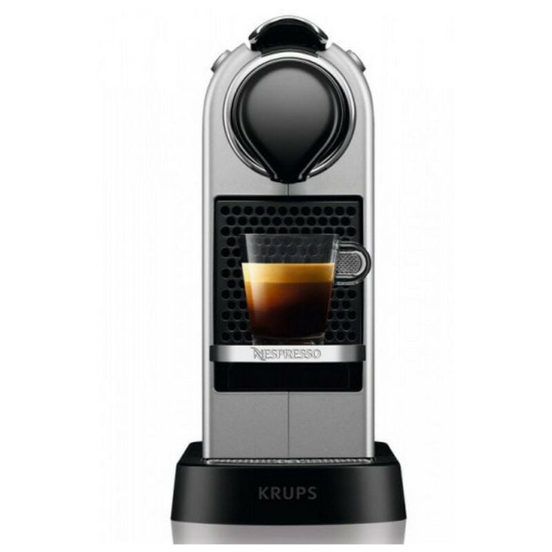 foto del prodotto krups macchina nespresso automatica 19bar argento yy4118fd