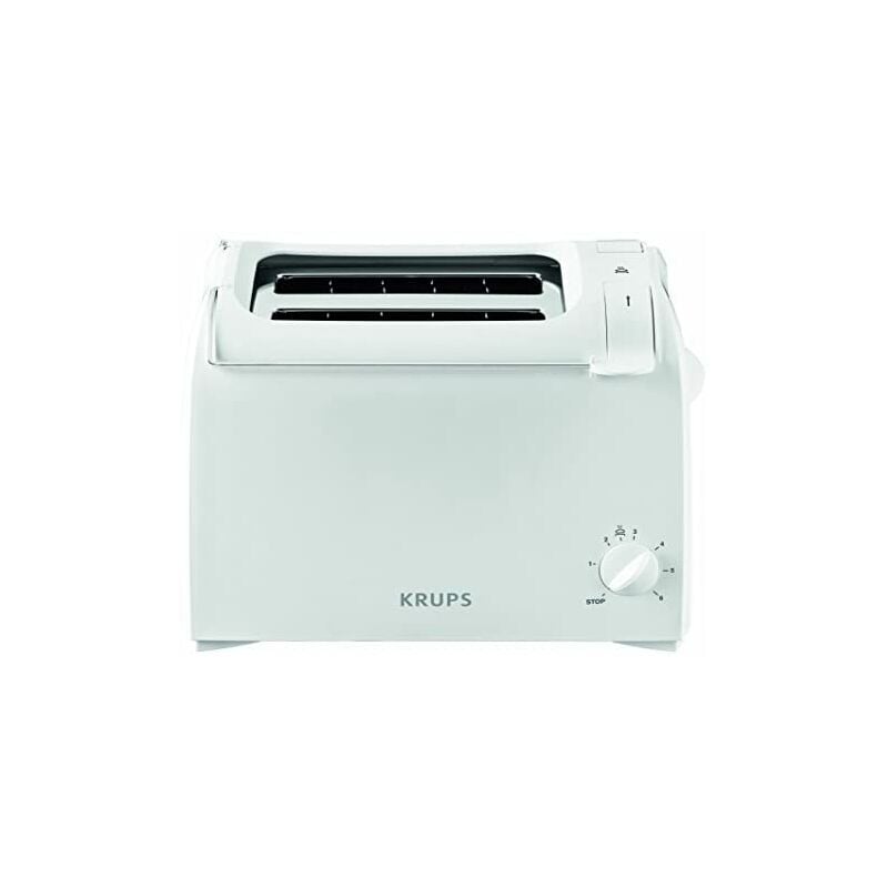 foto del prodotto krups proaroma kh1511 tostapane, 700w, 2 fette, bianco