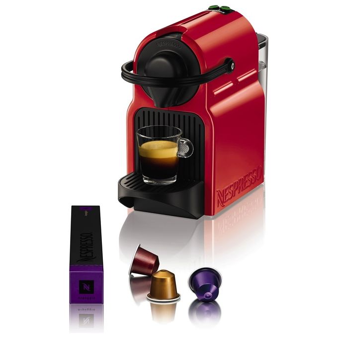 foto del prodotto krups xn1005k inissia macchina da caffe nespresso 1260 w 0 7 litri rossa con 16 capsule in omaggio e funzioni avanzate