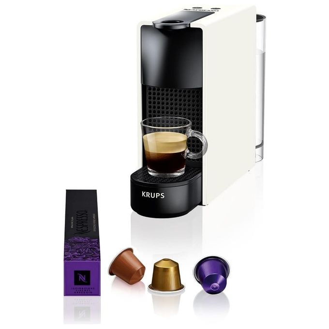 foto del prodotto krups xn1101 macchina per caffe nespresso 0,6lt bianco per una pausa caffe senza pari nel comfort della tua cucina.