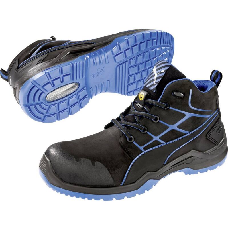 foto del prodotto krypton blue mid 634200 42 esd stivali di sicurezza s3 taglia delle scarpe eu 42 nero, blu 1 pz. puma