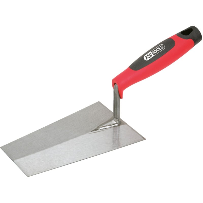 foto del prodotto ks tools 144.0222 cazzuola per stuccatura, 180 mm, a punta squadrata, impugnatura bi-componente