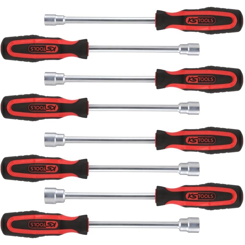 foto del prodotto ks tools 159.1200 serie di giraviti a bussola ergotorqueplus, 8 pezzi, 5 13 mm