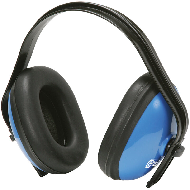 foto del prodotto ks tools 310.0131 cuffia antirumore con archetto, 25 db, blu