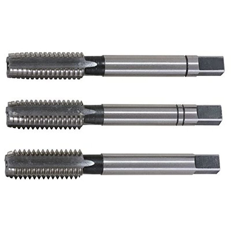 foto del prodotto ks tools 331.0110 serie di maschi a mano in hss m, m11x1.5, 3 pezzi