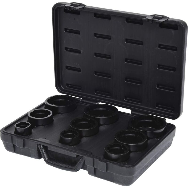 foto del prodotto ks tools 450.5020 serie chiavi bussola per ghiere km, denti interni, 9 pezzi