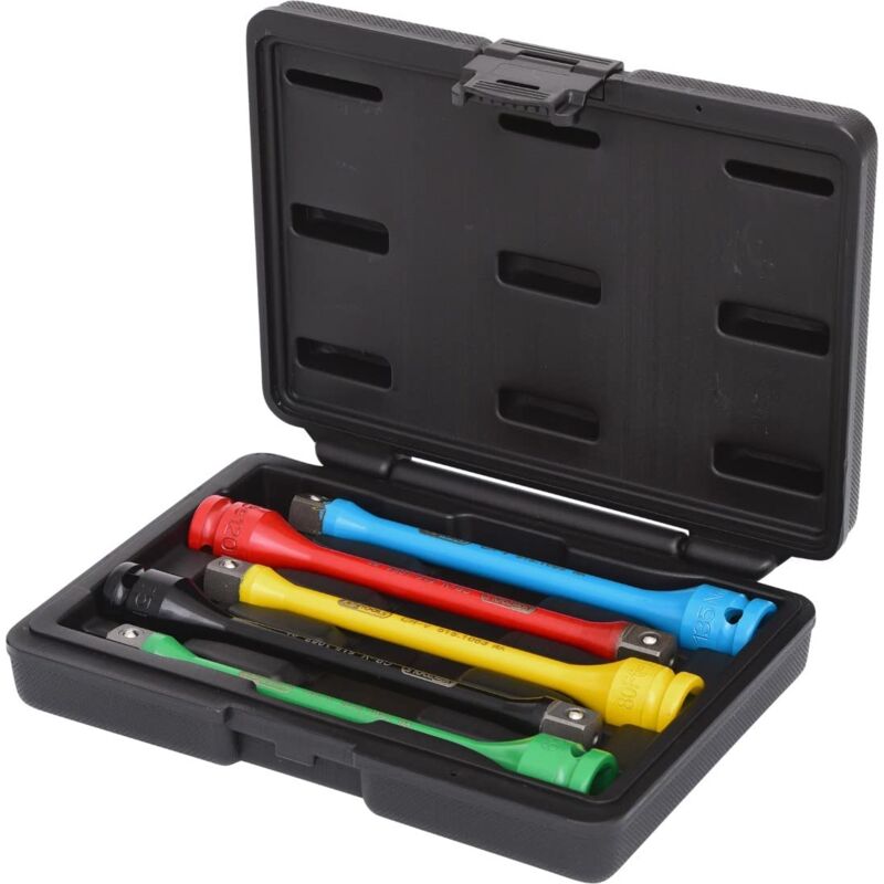 foto del prodotto ks tools 515.1060 serie di prolunghe barra di torsione per bulloni ruote, 5 pezzi90 135 nm, 1 2 
