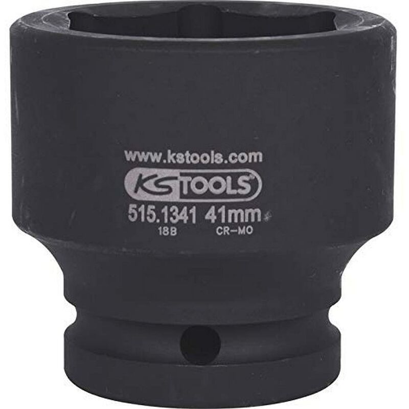 foto del prodotto ks tools 515.1341 bussola esagonale per avvitatori ad impulsi, corta, 41 mm, 3 4 