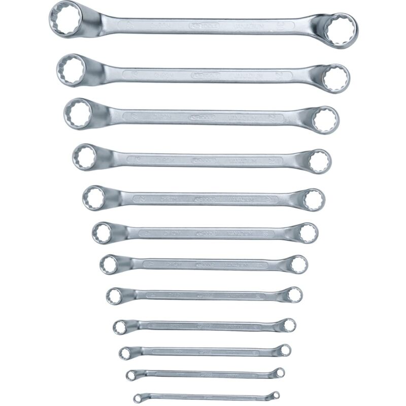 foto del prodotto ks tools 517.0250 serie di chiavi poligonali a due bocche,piegate,12 pz,6 32mm