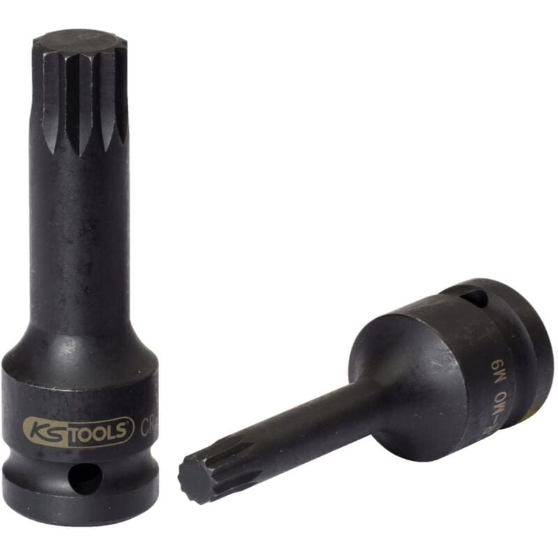 foto del prodotto ks tools 911.0950 bussola per avvitatori ad impulsi per viti xzn, lunga, m10, 1 2 