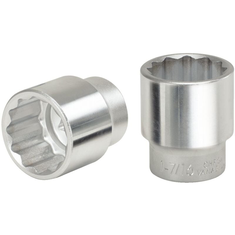 foto del prodotto ks tools 911.4121 bussola poligonale 3 4 , corta, 52 mm