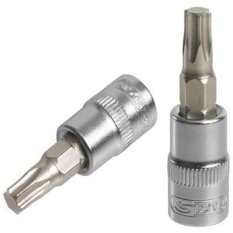 foto del prodotto ks tools 922.1483 inserti per avvitatore chiavi torx 1 4 l.37 mm t27