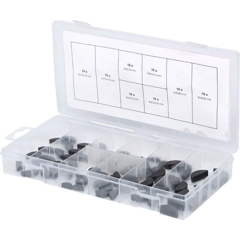 foto del prodotto ks tools 970.0560 assortimento di chiavette a disco, 80 pz