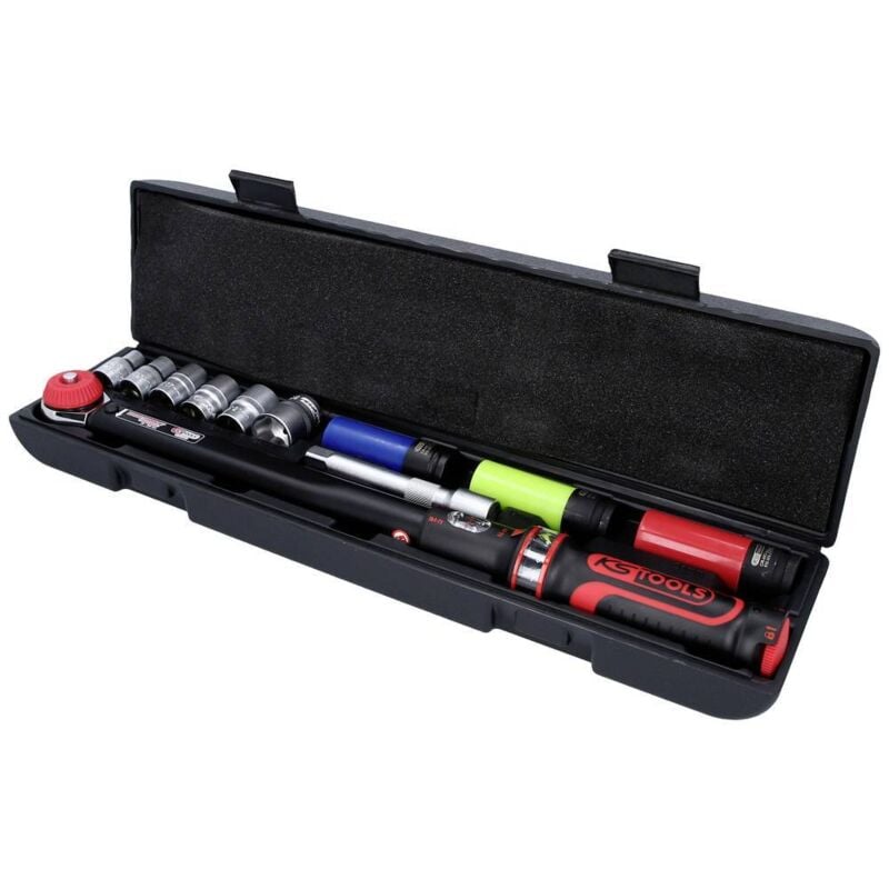 foto del prodotto ks tools ergotorque precision 516.2400 kit chiavi dinamometriche con cricchetto 1 2 12.5 mm 20 200 nm