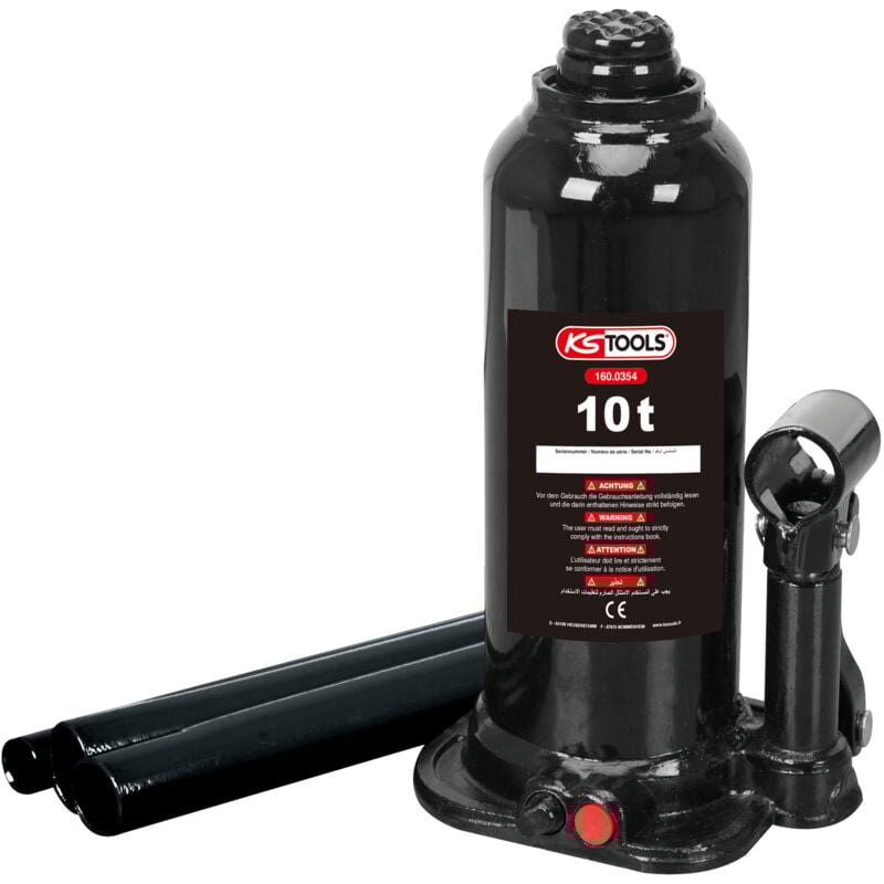foto del prodotto ks tools martinetto idraulico a cilindro 10 t - 160.0354