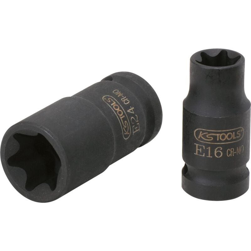 foto del prodotto kstools 1 2 bussola per avvitatori ad impulsi torx, corta, e11