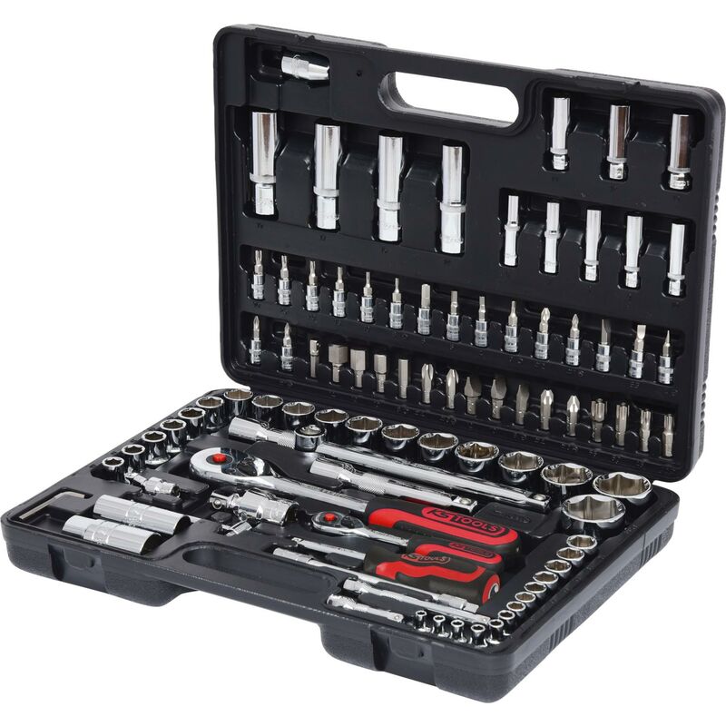 foto del prodotto kstools 1 4 1 2 serie di chiavi a bussola chromeplus, 94 pz