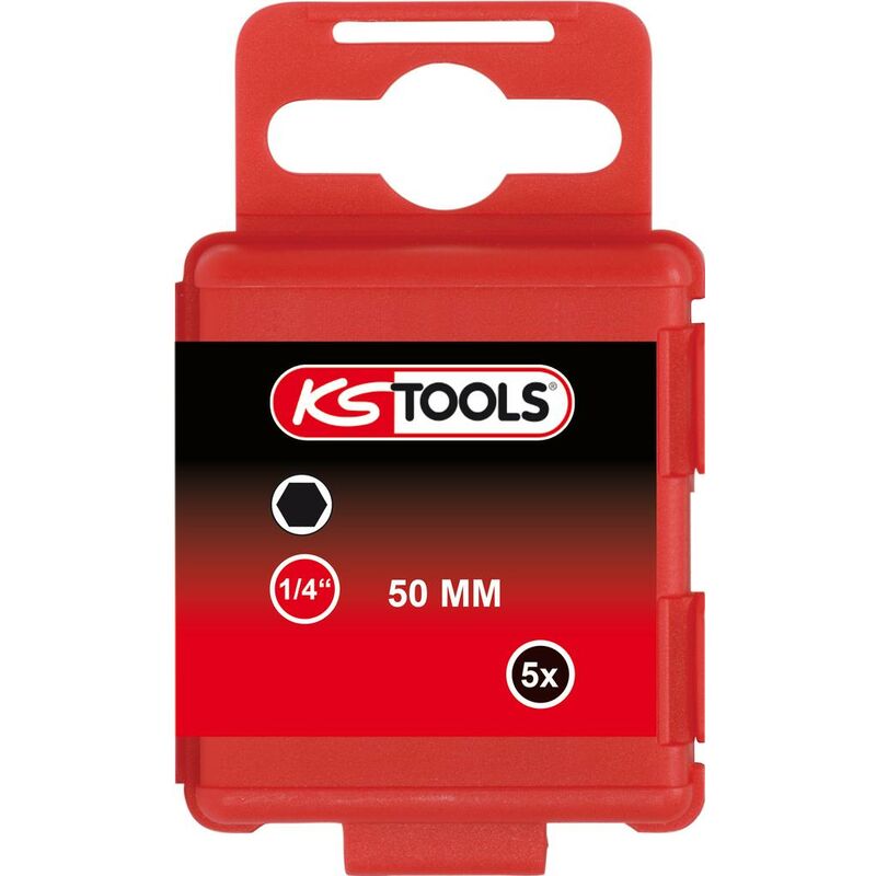 foto del prodotto kstools 1 4 inserto p.viti a esagono incassato,2,5mm,50mm,cf.da 5