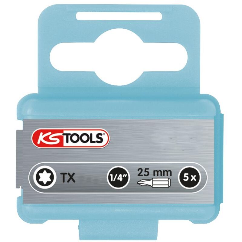 foto del prodotto kstools 1 4 inserto p.viti torx inox,t27,25mm,cf.da 5