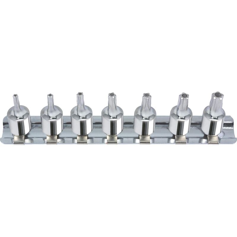 foto del prodotto kstools 1 4 serie di bussole p.viti 5 punte c.foro chrome 7 pzts10 ts40